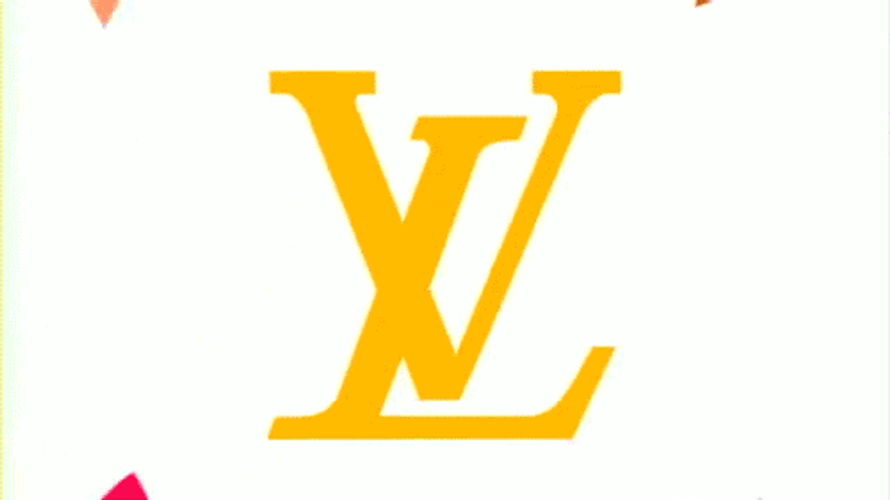 Louis Vuitton Monogram Pattern Art GIF