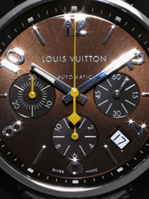 Louis Vuitton Tambour Watch Aesthetic GIF