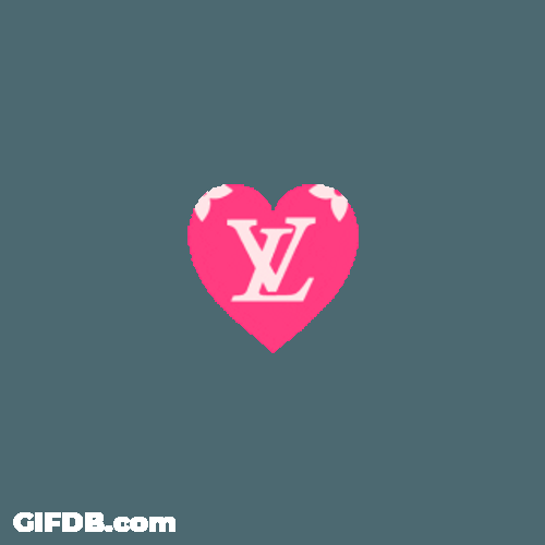 Louis Vuitton Valentine's Day Heart GIF
