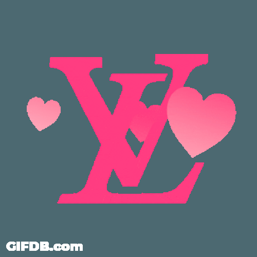 Louis Vuitton Valentine's Day Sticker GIF