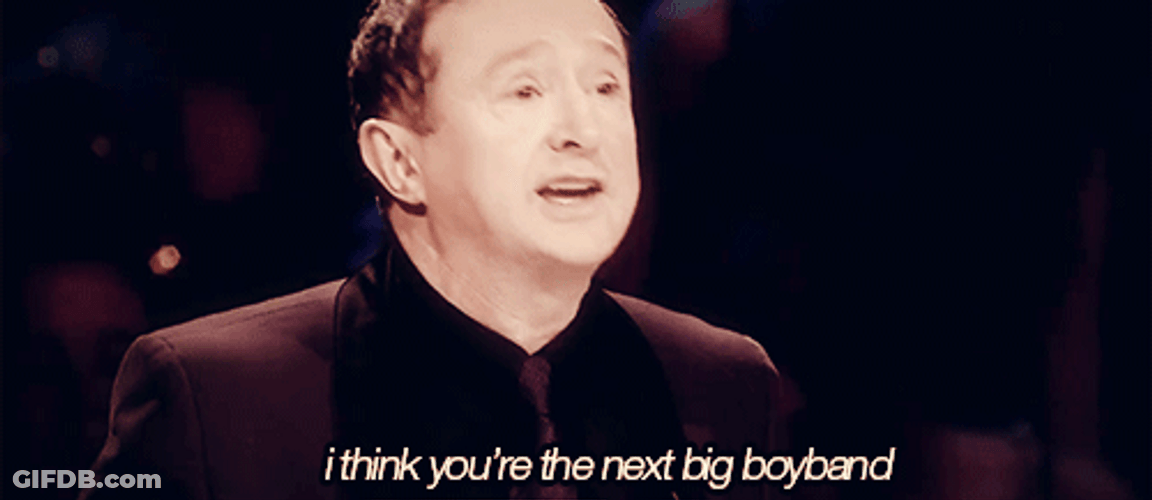 Louis Walsh Commending Proud Contestant GIF