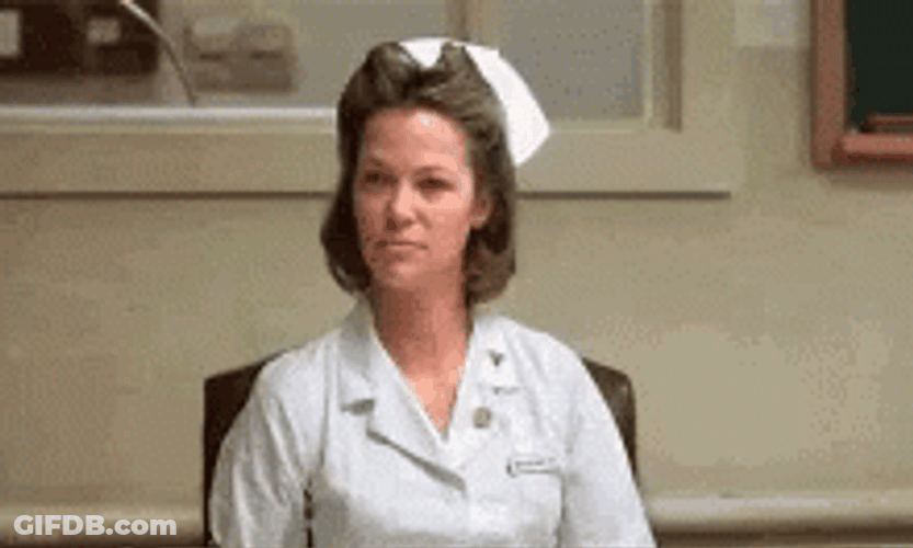 Louise Fletcher Nurse Head Turn GIF