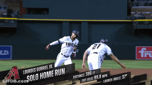 Lourdes Gurriel Jr. Solo Home Run GIF