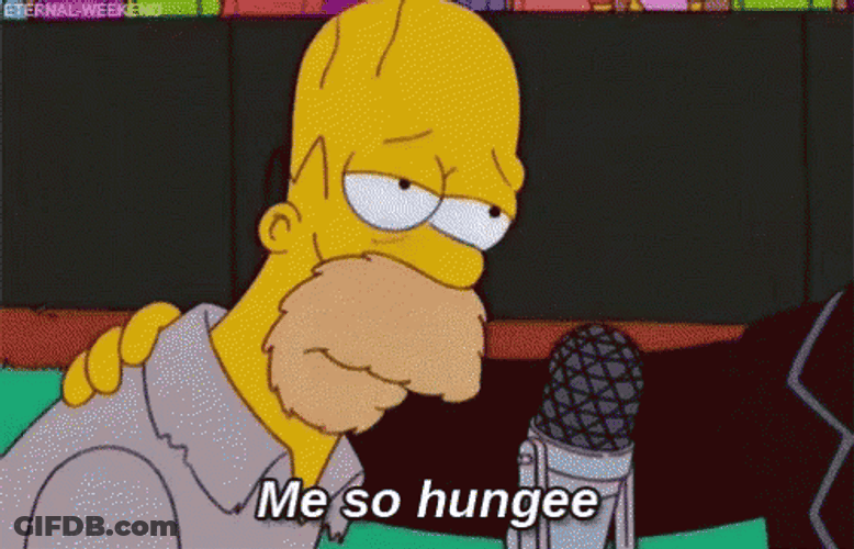 Lousy Homer Simpson So Hungry GIF