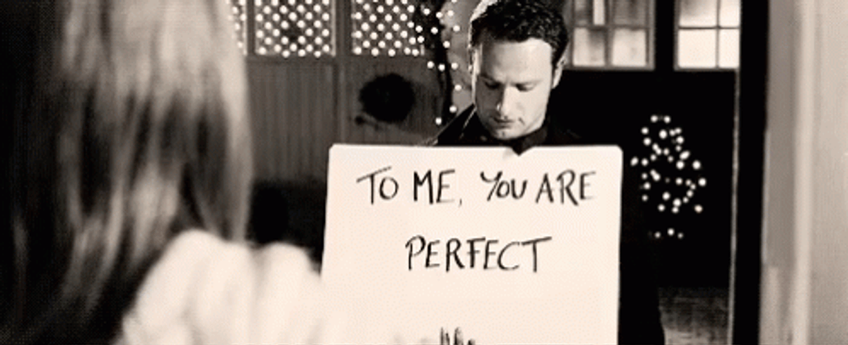 Love Actually You Are Perfect You Complete Me GIF