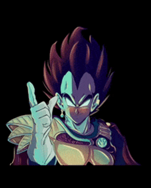 Love Aesthetic Vegeta GIF