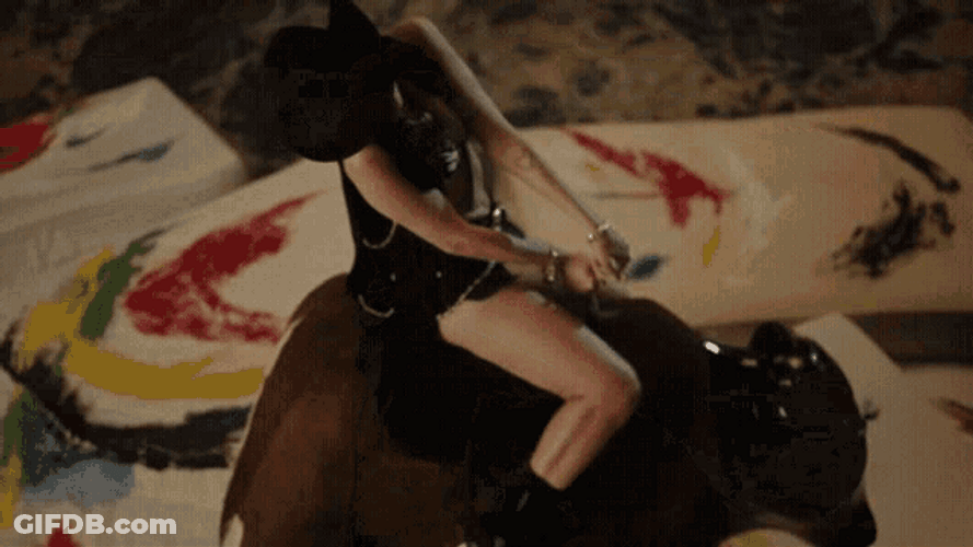 Love Again Song Dua Lipa Riding Bull GIF