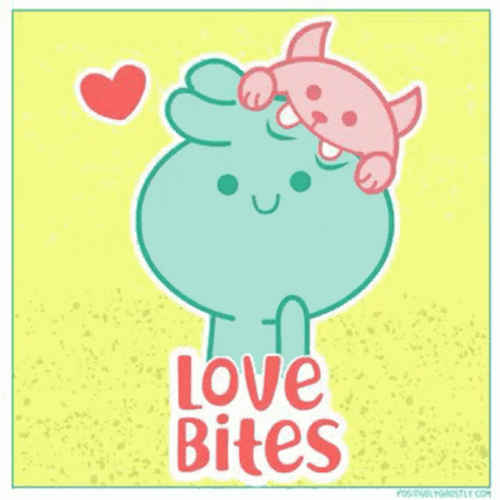 Love Bites Cartoon GIF