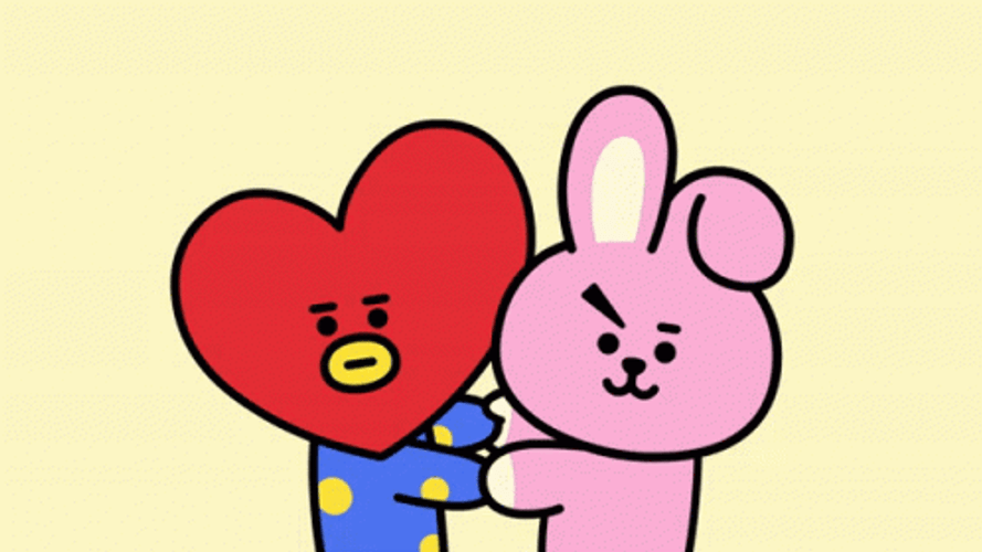 Love Cute Cooky And Tataf Sticker GIF