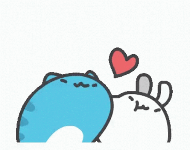Love Cute Pusheen Cats Sticker GIF