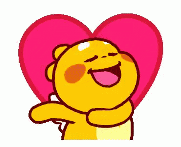 Love Cute Qoobee Sticker Dancing Merrily GIF