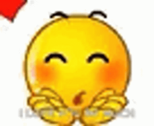 Love Emoji Blow Kiss Reaction GIF