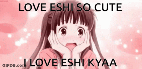 Love Eshi So Cute Kyaa GIF