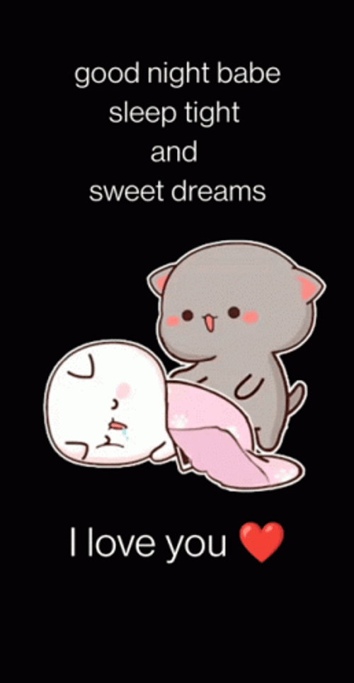 Love Good Night Babe Sleeping GIF