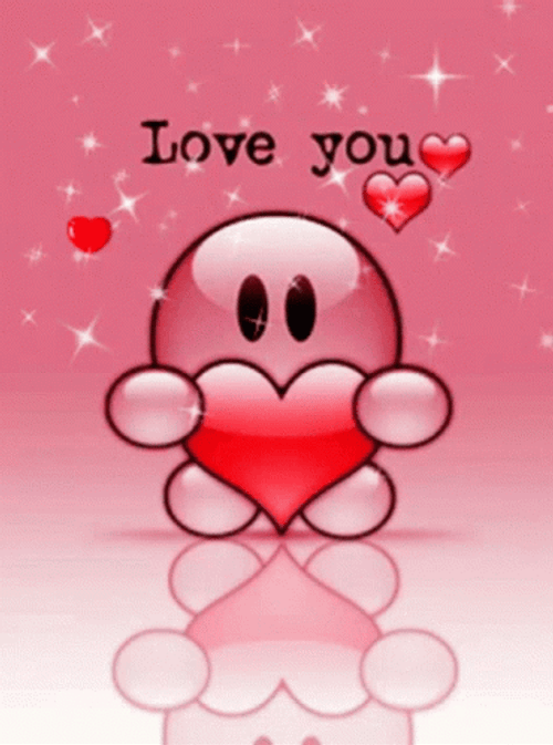 Love Heart Cute Bubble GIF