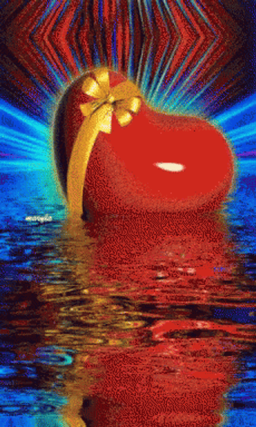 Love Heart In Water GIF
