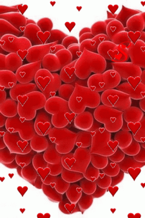 Love Heart Made Of Hearts GIF