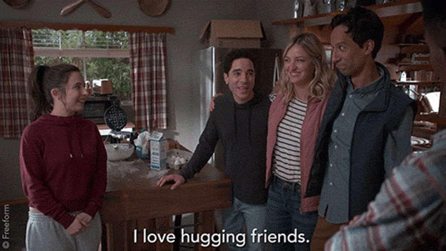Love Hug Esther Povitsky Alone Together GIF