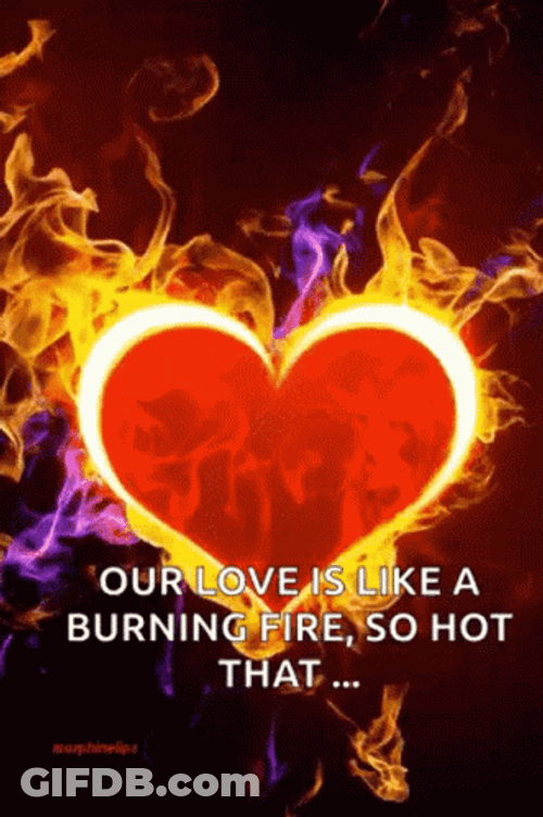 Love Is Like A Burning Fire GIF