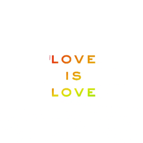 Love Is Love Heart Trace GIF