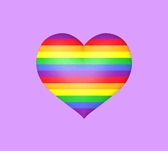 Love Is Love Rainbow Heart GIF
