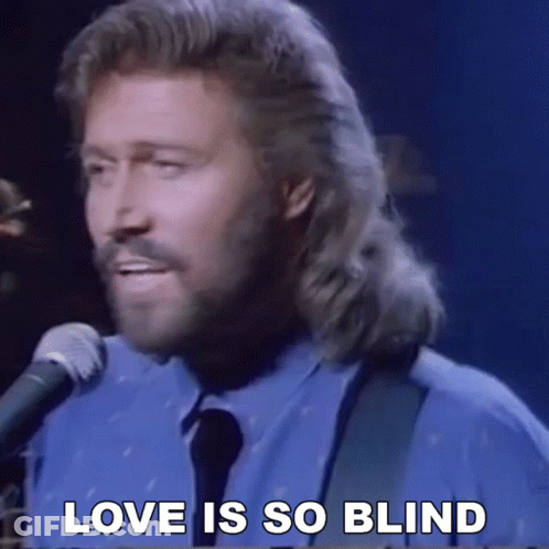 Love Is So Blind Barry Gibb GIF