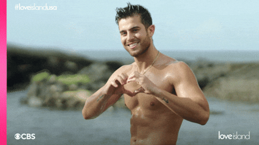 Love Island USA Andre Hand Heart GIF