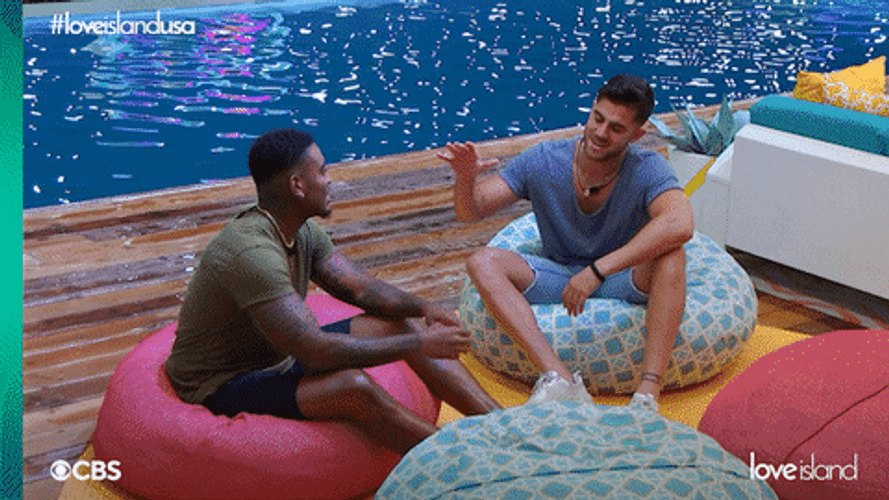 Love Island USA Andre KCi Hand Shake GIF