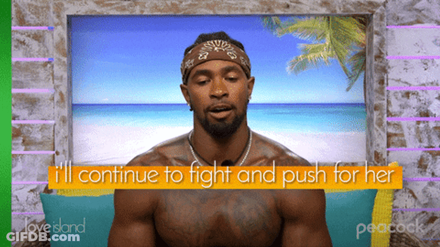 Love Island USA Jesse Push For Her GIF