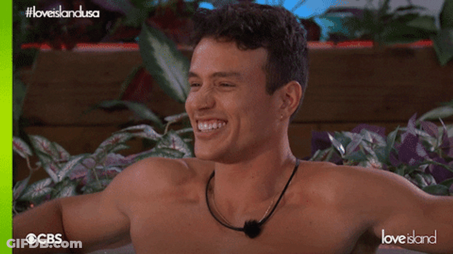 Love Island USA Will Moncada Smiling GIF