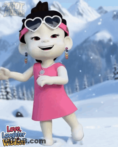 Love Laughter Wisdom Cartoon Character GIF