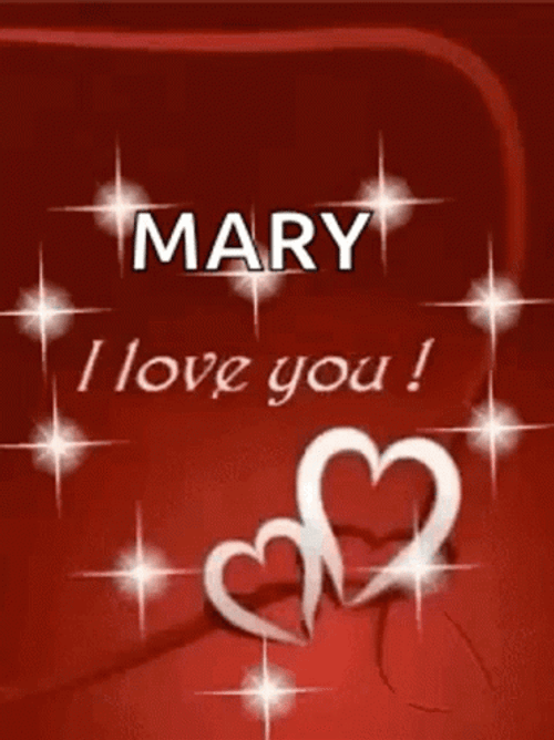 Love Letter Greeting Happy Birthday Mary GIF