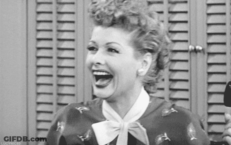 Love Lucy Laugh Cry GIF