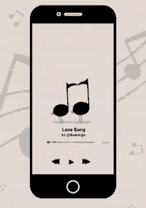 Love Song Phone Music GIF