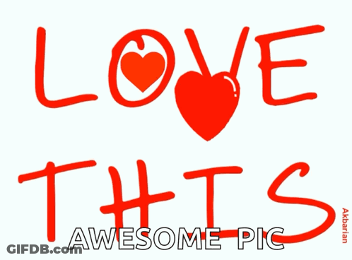 Love This Awesome Pic With Red Heart GIF