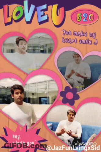 Love U 520 You Make My Heart Smile GIF