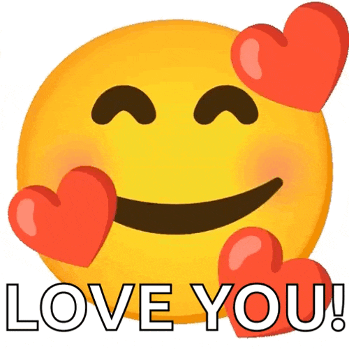 Love You Emojis GIF