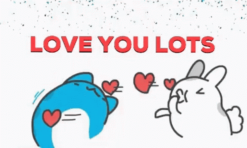 Love You Lots Bugcat & Tutu GIF