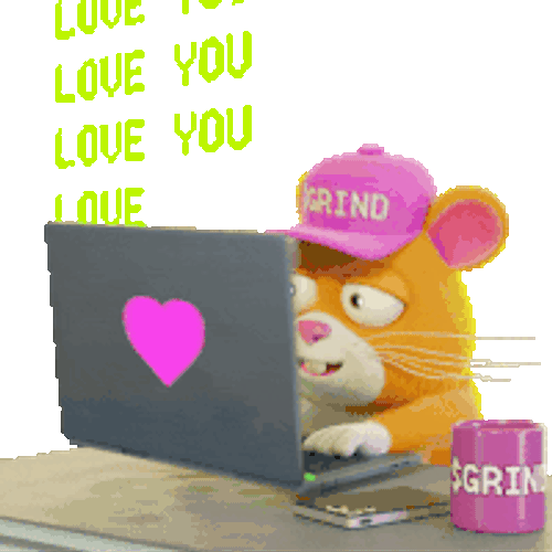 Love You Love Message Sticker GIF