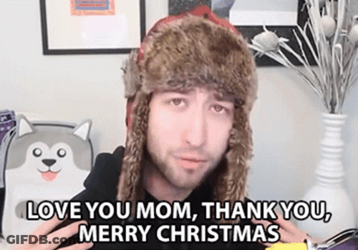 Love You Mom Thank You And Merry Christmas GIF