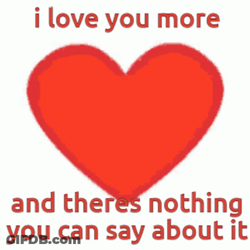 Love You More Beating Heart GIF