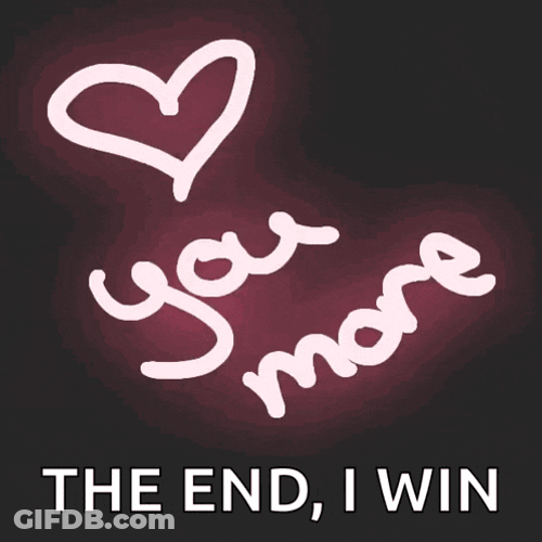 Love You More Heart GIF