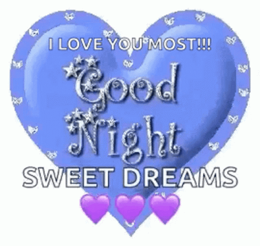 Love You Most Good Night Animated GIF