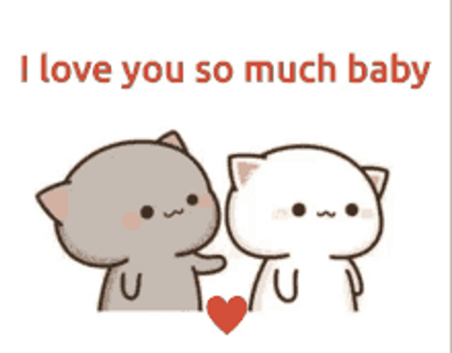 Love You So Much Baby Kitten GIF