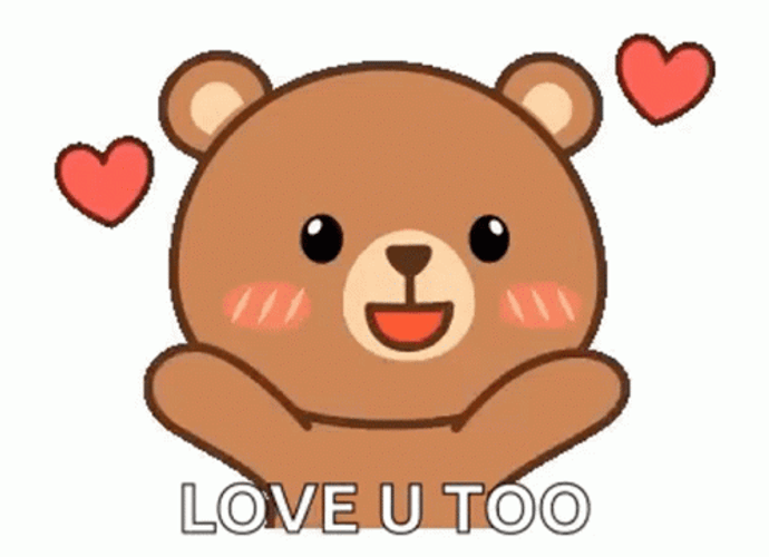 Love You Too Blown Kiss GIF