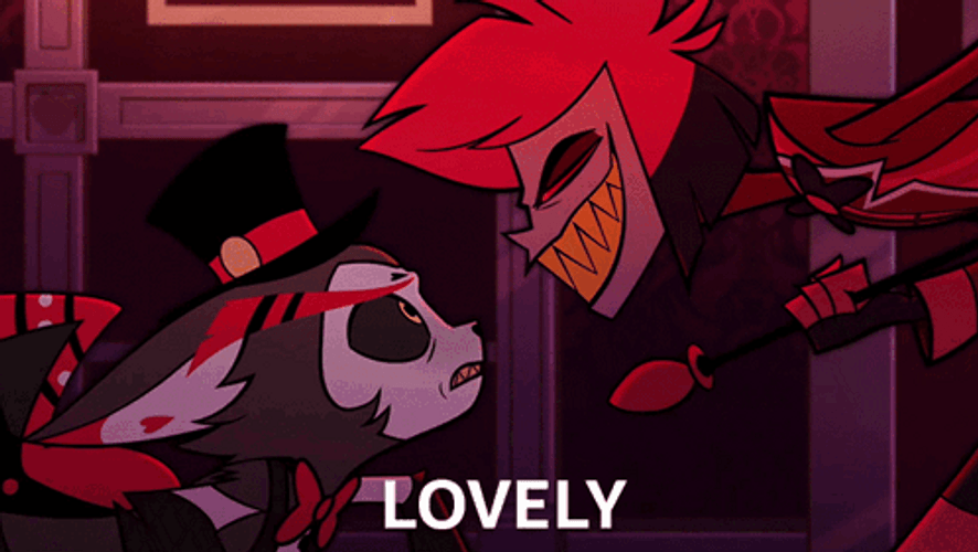 Lovely Alastor Hazbin Hotel GIF