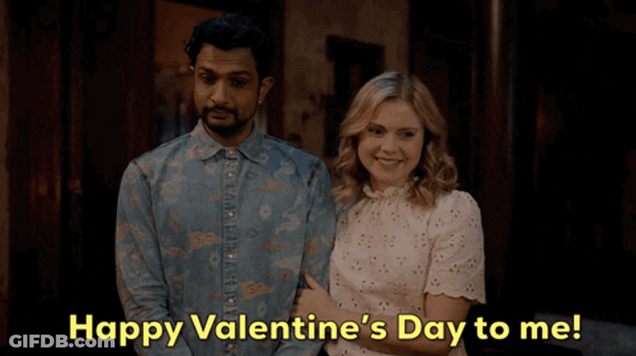 Lovely Couple Happy Valentine's Day GIF