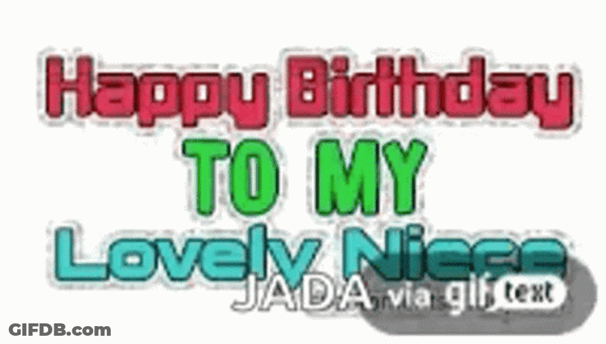 Lovely Happy Birthday Niece GIF