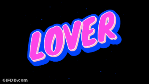 Lover In Pink And Blue GIF