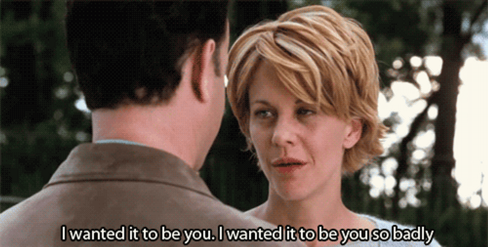 Loving Couple Longing Stare Meg Ryan GIF